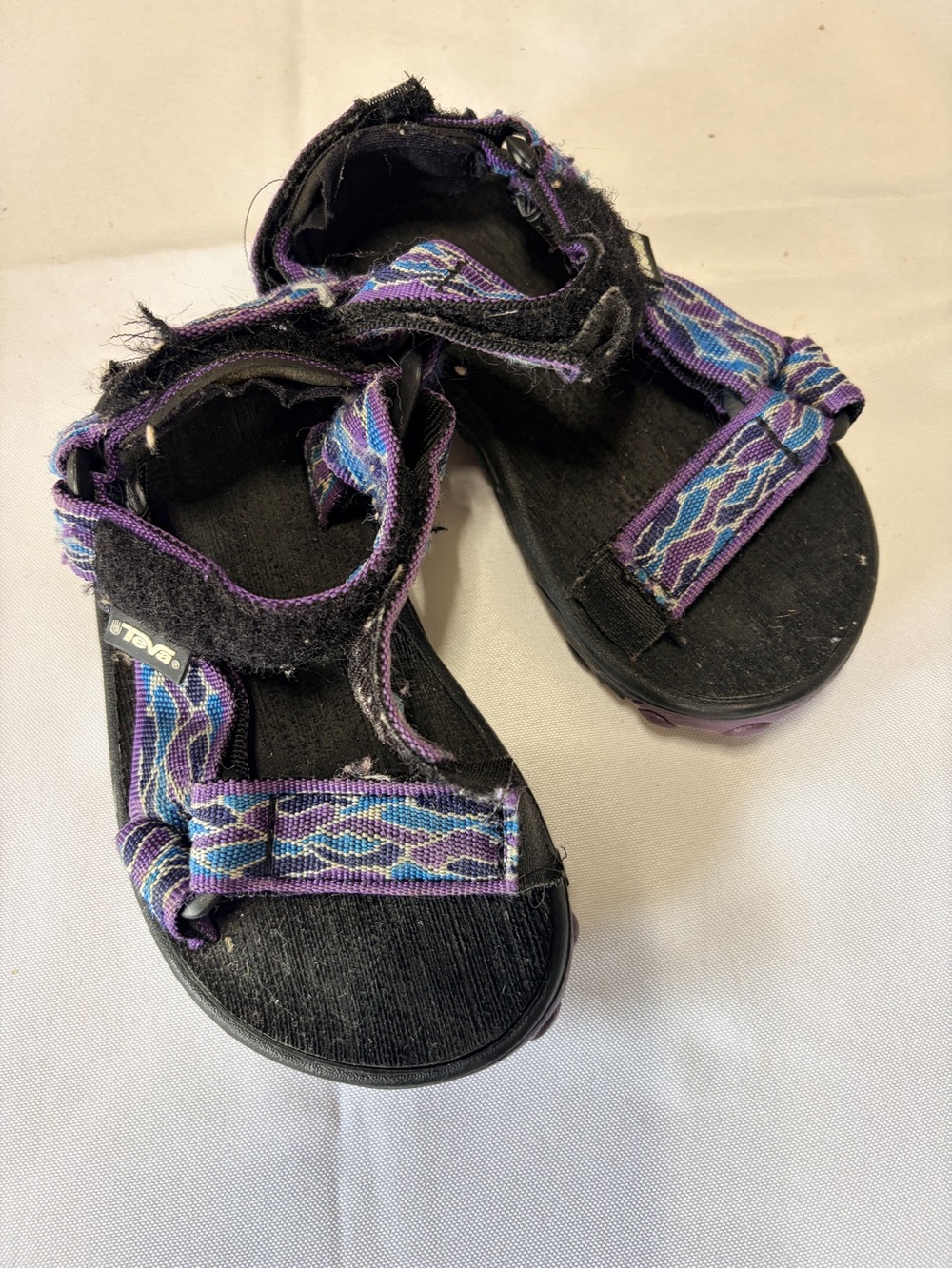 Teva Kids Purple and Blue Patterned Sport Sandals
